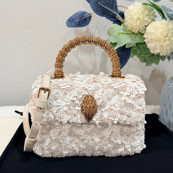 Kurt Geiger Handbags - NEW✨Kurt Geiger Kensington Sequin Lace Top Handle / Crossbody Bag